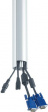 PUC 2108 Трубка для потолочного держателя, 80 cm