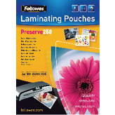 5401802 [100 шт], Laminating pouch, glossy, Fellowes
