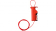 50941 Cable Lockout;Red;Fiberglass Reinforced Polypropylene