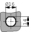 4404.0006, Circuit-breaker, thermal 16 A, Schurter