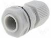 AG-12GY1, Кабельный ввод; M12; IP68; Мат-л: полиамид; серый; UL94V-2; 12,1мм, Kai Suh Suh (KSS)