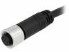 12-08AFFM-SL7A01, Разъем: М12; 1м; "мама"; PIN:8; прямой; код A-DeviceNet / CANopen, Amphenol