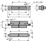 60040685344, D-Sub socket 68P, Harting