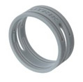 XXR-8, Colour-coded Marking Ring grey, Neutrik