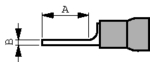 3747L [100 шт], Pin-type cable lug red PU=100 ST, Vogt AG