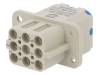 09120082733, Разъем: HDC; "мама"; Han Q; PIN:8; Compact, Harting