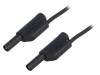 VSFK5000/1/50/SW, Измерительный провод; ПВХ; 0,5м; черный; 16А; Сечен.провода:1мм2, Schutzinger