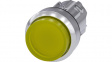 3SU1051-0BB30-0AA0 SIRIUS ACT Illuminated Push-Button front element Metal, glossy, yellow
