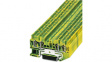 3031209 ST 1,5-QUATTRO-PE feed-through terminal block, 0.08...1.5 mm2 green-yellow