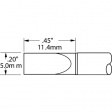 STTC-165 Паяльный наконечник Долотообразное, длина 11,4 мм 5.0 mm