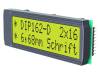 EA DIP162-DHNLED, Дисплей: LCD; алфавитно-цифровой; STN Positive; 16x2; LED; PIN:18, Electronic Assembly