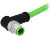 21349400405005, Вилка; M12; PIN:4; "папа"; код D-Ethernet; 0,5м; изоляция: ПВХ, Harting