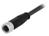 21348100388005, Разъем: M8; "мама"; PIN:3; прямой; с проводом; вилка; TPU; 0,5м, Harting
