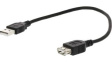 CCGP60010BK10 USB 2.0 Cable A Male - A Female 1 m Black