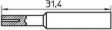 XNT HHS Паяльный наконечник Жало долотообразное 0.8 mm