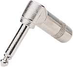226, Jack plug 90deg. nickel - plated 2 poles, Switchcraft