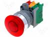 EBL30 1O/C R, W/O LAMP Переключатель: кнопочный; 1; NC + NO; 30мм; красный; BA9S, лампочка
