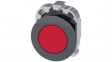 3SU10600JA200AA0 SIRIUS ACT Push-Button front element Metal, matte, red