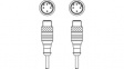 KSS ET-M12-4A-M12-4A-P7-020 Interconnection cable,2 m,M12 / 4-pole