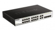 DGS-1210-20 Ethernet Switch, RJ45 Ports 20, 1Gbps, Managed