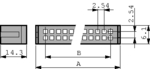 2-1393531-6, Multipole socket DIN 41651 10, Female, TE Connectivity