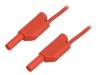 VSFK5000/1/100/RT, Измерительный провод; ПВХ; 1м; красный; 16А; Сечен.провода:1мм2, Schutzinger