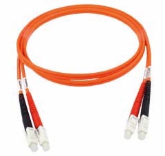 CW 5 SC62, SC duplex cable, GL fibre G62/125 (orange), 5 metres, ILME