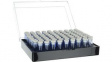SB 40.0 Storage Box with Eighty-Nine Tubes 180.5x140.5x50mm Black/Transparent Polystyren