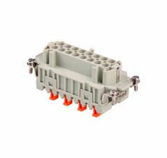 CMSHF 06, female insert, 6 poles + PE, ILME