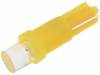 OST05WG01GD-Y5RUT5E1B, Лампочка LED; желтый; T5; Uном: 12ВDC; 1лм; Кол-во диод: 1; 0,24Вт, OPTOSUPPLY