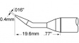 SFV-CNB04AR Soldering Tip Conical / Bent / Long Reach 390 °C