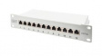 DN-91612S-EA-G 10GbE Patch Panel, Cat.6a, 12x RJ45, 10