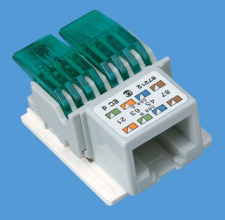R925371, Connection module Cat.5e unshielded 1x RJ45, Reichle De-Massari
