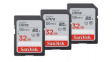 SDSDUN4-032G-GN6IM Memory Card, 3 Pack 32GB, SDHC, 80MB/s