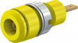 65.9098-24 Safety Socket 2mm Yellow 10A 600V Gold-Plated