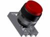 NEF22-WC Переключатель: кнопочный; 1; 22мм; красный; IP65; 1200000циклов