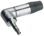 NTP3RC, Jack Plug, Right Angle, 3.5 mm 3 Poles, Neutrik