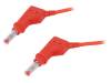 66.9407-20022, Соединительный провод; ПВХ; 2м; красный; 32А, Staubli (former Multi-Contact )