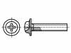 3059871 Винт; с юбкой; M4x25; Головка: сферическая; Шлиц: Phillips; PH2