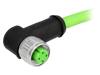 21349500477075, Вилка; M12; PIN:4; "мама"; код D-Ethernet; 7,5м; изоляция: TPU, Harting