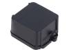 12.0000008, Корпус: соединительная коробка; Х:44,5мм; Y:57мм; Z:25мм; черный, ITALTRONIC