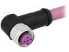 21349100487020, Вилка; M12; PIN:4; "мама"; код B-Profibus; 2м; изоляция: TPU, Harting