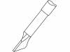 C120-007, Жало; "лопатка"; 3,5мм; для микрощипцов JBC-PA-A, JBC TOOLS