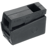 224-114, Lighting terminal 2p, 0.5...2.5 mm2 Black, Wago