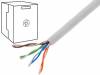 UTP-H KAT.5E 4X2X0,5, Кабель; U/UTP; 5e; однопров; Cu; 4x2x24AWG; LSZH; серый; 305м, TECHNOKABEL