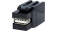 KCUAA2bk USB2.0 A Keystone Coupler, Black