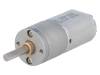 125:1 METAL GEARMOTOR 20DX44L MM 6V DUAL, Двигатель: DC; с редуктором; POLOLU 20D; 6ВDC; 3,2А; Ось: D профиль, POLOLU
