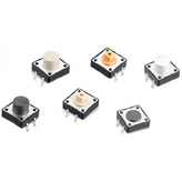 430466043726, Tactile Switch THT 50 mA White, WURTH Elektronik