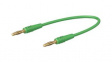 28.0047-01525 Test Lead, Green, 150mm, Nickel-Plated Brass