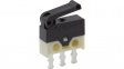 DH2C-B1PA Micro switch 0.5 A Flat lever Snap-action switch 1 NO+1 NC